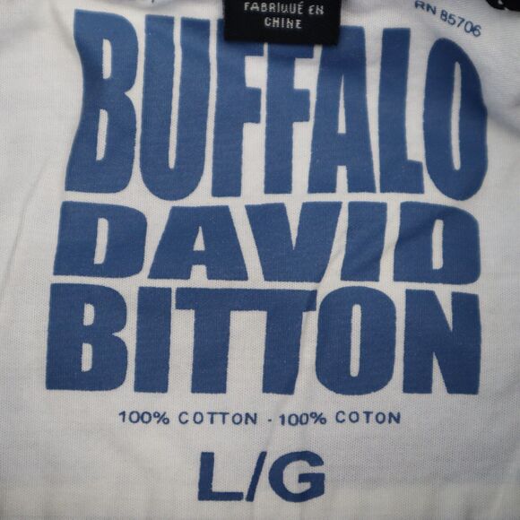 Buffalo Shirt Mens Large Blue by David Bitton Button Up Casual Rugby - Picture 3 of 16